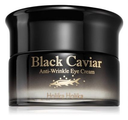 HOLIKA HOLIKA BLACK CAVIAR ANTI-WRINKLE EYE CREAM Krem przeciwzmarszczkowy pod oczy z kawiorem 30 ml