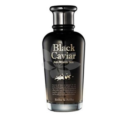 HOLIKA HOLIKA BLACK CAVIAR ANTI-WRINKLE SKIN TONER Tonik przeciwzmarszczkowy z kawiorem 120 ml