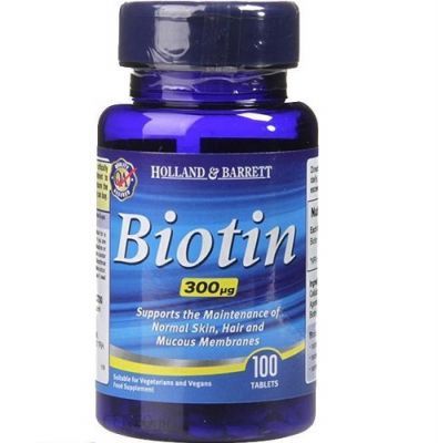HOLLAND & BARRETT Biotyna 300 ug 100 tabletek