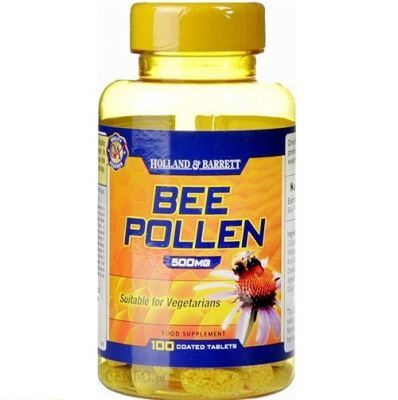 HOLLAND & BARRETT Pyłek Pszczeli 500 mg 100 tabletek