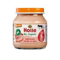 HOLLE Bio Danie dla niemowląt Cielęcina,125g