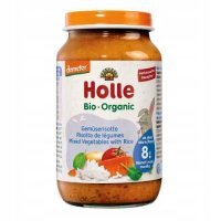 HOLLE Bio Danie dla niemowląt Risotto Warzywa z ryżem, 220g