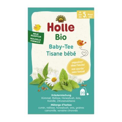 Holle Bio Herbatka ziołowa dla dzieci i niemowląt 5m+, 20sasz. x 1,5g