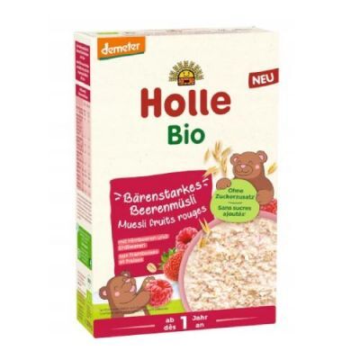 HOLLE Bio Kaszka Musli Malina Truskawka, 200g
