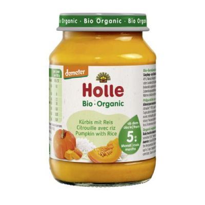 HOLLE Bio Organic Danie Dynia z ryżem 5m+, 190g