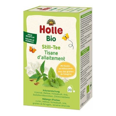 HOLLE Bio Organic Herbatka ziołowa dla karmiących matek na laktację, 20sasz. x 1,5g