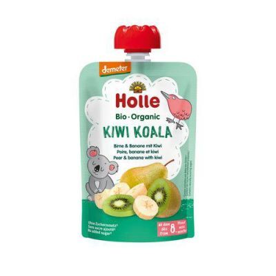HOLLE Bio Organic Mus owocowy gruszka, banan i kiwi, 100g