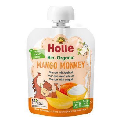 HOLLE Bio Organic Mus owocowy z jogurtem mango, 85g
