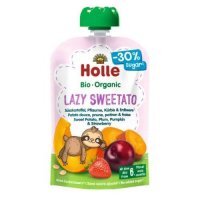 Holle Bio Organic Mus warzywno-owocowy Lazy Sweetato batat, śliwka, dynia, truskawka, 100 g