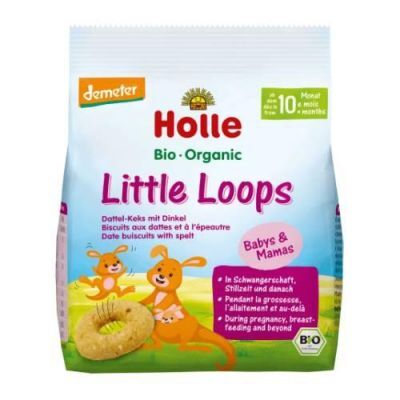 Holle Bio Organic Orkiszowo-owsiane keksy z daktylem, 80 g