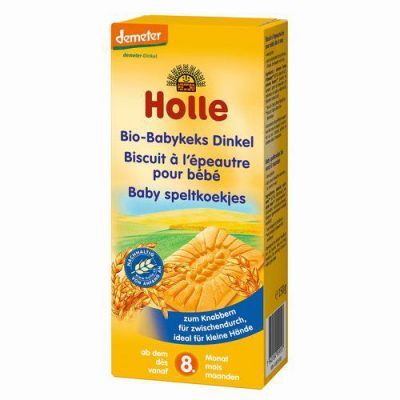 HOLLE Ciasteczka orkiszowe dla niemowląt, 150g