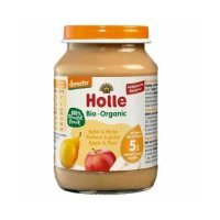 HOLLE Demeter Bio Jabłko - Gruszka 5m+, 190g