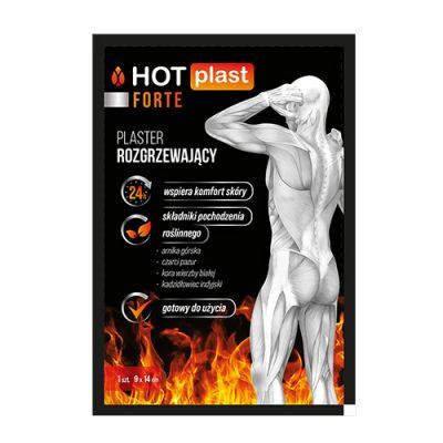 HOT PLAST Forte Plaster rozgrzewający 9cm x 14cm