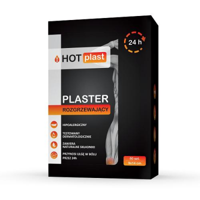 HOT PLAST Plaster rozgrzewający 9 cm x 14 cm PASO - cena i opinie