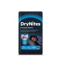 HUGGIES DRYNITES BOYS 4-7 LAT (17-30kg) pieluchomajtki, 10 szt.