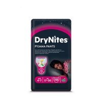 HUGGIES DRYNITES GIRLS 4-7 LAT (13-30kg) pieluchomajtki, 10 szt.