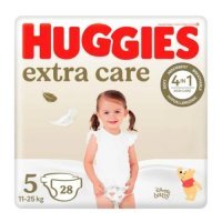 HUGGIES Extra Care Jumbo 5 Pieluchy 11-25kg, 28szt.