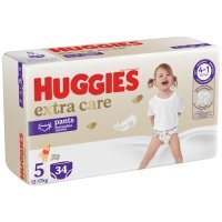 HUGGIES Pieluchomajtki Elite Soft rozmiar 5 (12-17kg), 34szt.