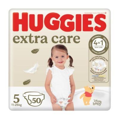 HUGGIES Pieluchy Extra Care Mega rozmiar 5 (12-25kg), 50szt.