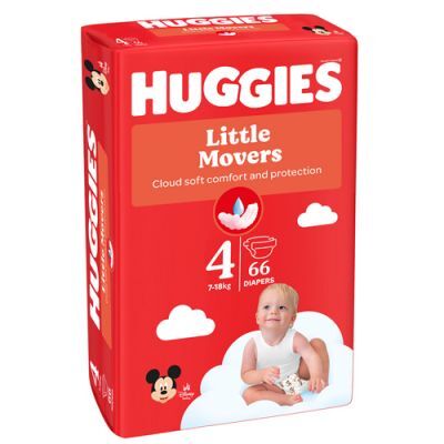 HUGGIES Pieluchy Ultra Comfort rozmiar 4 (7-18 kg), 66szt.