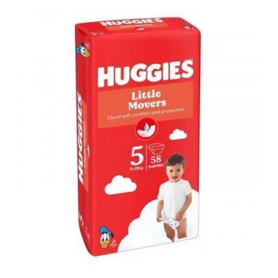 HUGGIES Pieluchy Ultra Comfort rozmiar 5 (12-22kg), 58 szt.