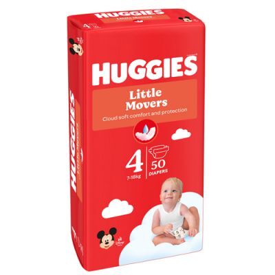 HUGGIES Ultra Comfort Jumbo 4 (7-18kg) Pieluszki, 50szt.