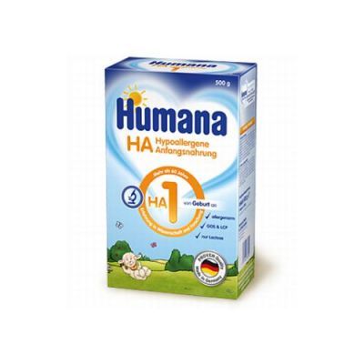 HUMANA HA 1 hipoalergiczne mleko początkowe 500 g