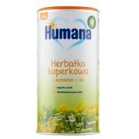 HUMANA Herbatka koperkowa z ekstraktem z ziół po 4. miesiącu, 200g