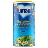 HUMANA Herbatka na dobranoc z ekstraktem z ziół, 200g