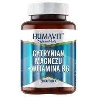 HUMAVIT Cytrynian Magnezu plus Witamina B6 60 kapsułek