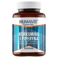 HUMAVIT KURKUMINA I PIPERYNA 60 kapsułek