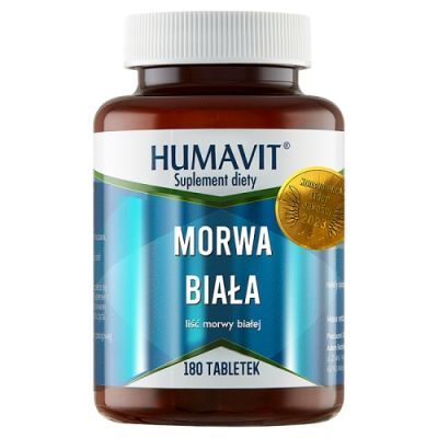 HUMAVIT MORWA BIAŁA 180 tabletek