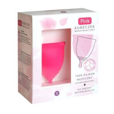 HYDREX Pink Kubeczek Menstruacyjny rozmiar S, 1szt.