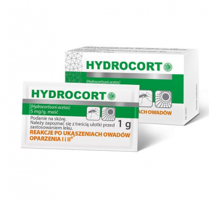 HYDROCORT CHEMA maść 5 mg/g 10 saszetk po 1 g