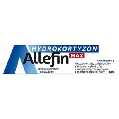 Allefin Max Hydrokortyzon Krem 10 mg/g 15 g