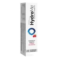 HydroMe Elektrolity Diabetyk malina, 24 tabletki musujące