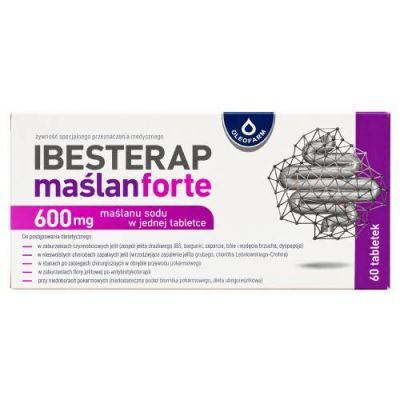 Ibesterap Maślan forte 600 mg, 60 tab.