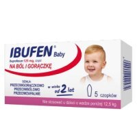 IBUFEN BABY 125 mg 5 czopków