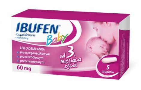 IBUFEN BABY 60 mg  5 czopków