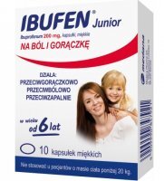 IBUFEN JUNIOR 200 mg 10 kapsułek