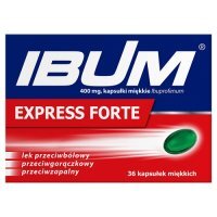 Ibum Express Forte 400 mg, 36 kapsułek miękkich