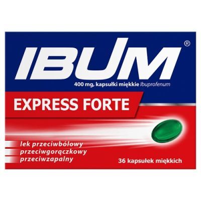 Ibum Express Forte 400 mg, 36 kapsułek miękkich