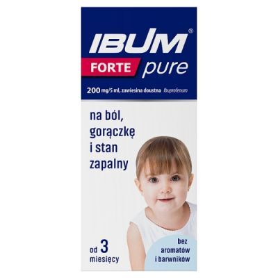 Ibum Forte Pure Zawiesina dla dzieci na ból, gorączkę i stan zapalny, 100 g