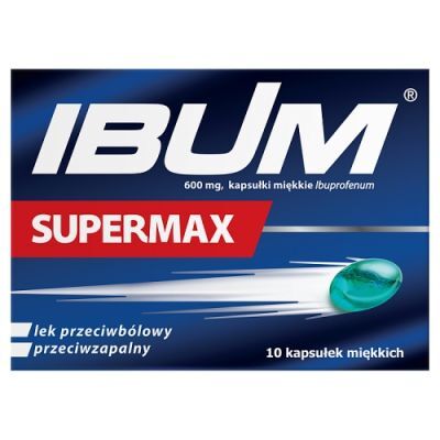 Ibum Supermax 600 mg, 10 kapsułek miękkich