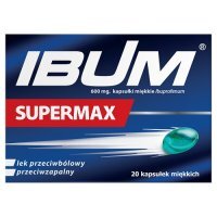 Ibum Supermax 600 mg, 20 kapsułek miękkich