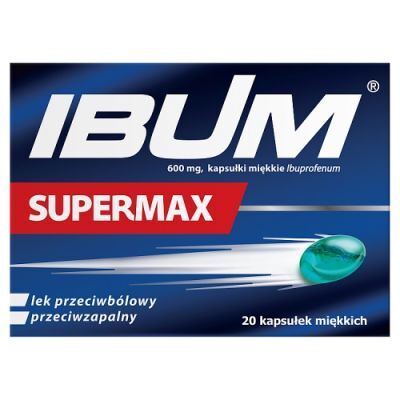 Ibum Supermax 600 mg, 20 kapsułek miękkich