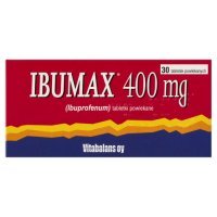 IBUMAX 400 mg 30 tabletek ból głowy, zębów, gorączka