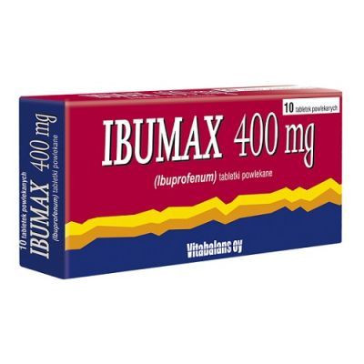 IBUMAX 400 mg 30 tabletek ból głowy, zębów, gorączka