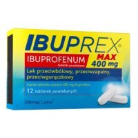 IBUPREX MAX 400 mg 12 tabletek
