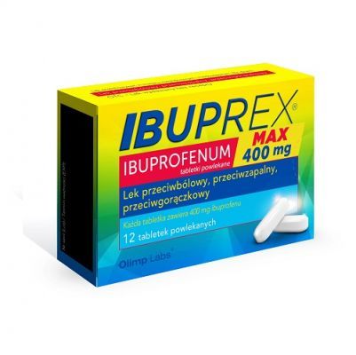 IBUPREX MAX 400 mg 12 tabletek